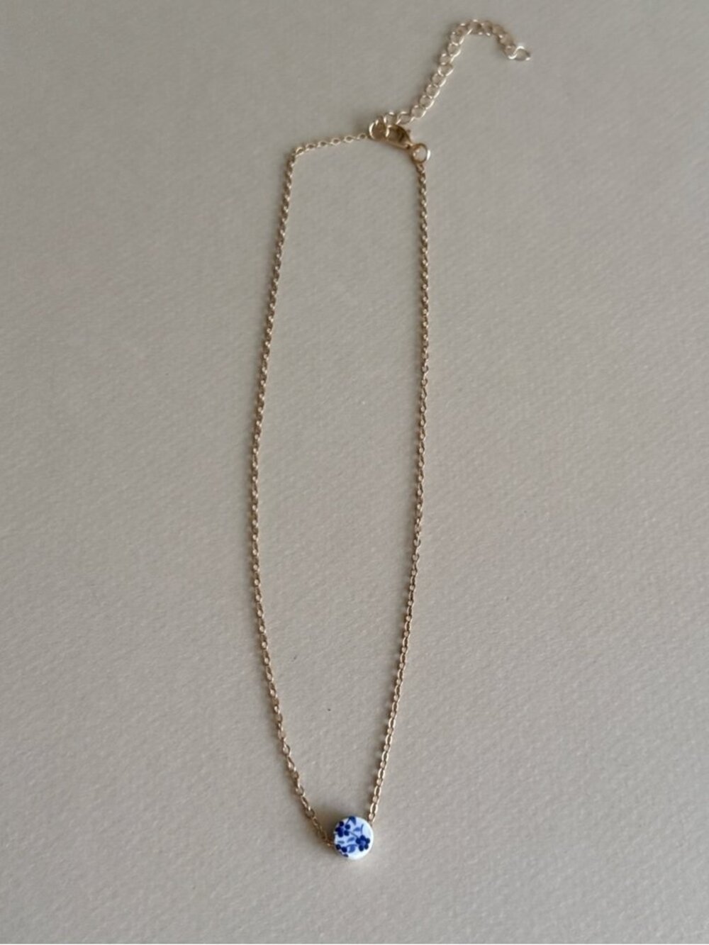 Boho flower necklace2506